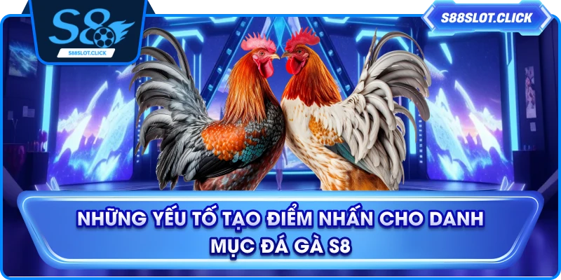 Những yếu tố tạo điểm nhấn cho danh mục đá gà S8